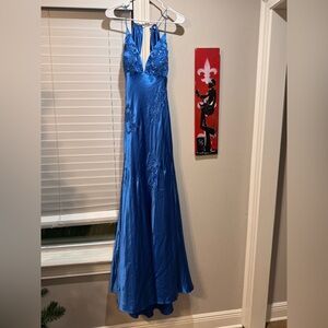 Chico's Vibrant Blue Backless Dress